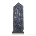 Sodalite Polished/Natural Point from Brazil mounted on a bespoke stand | Venusrox