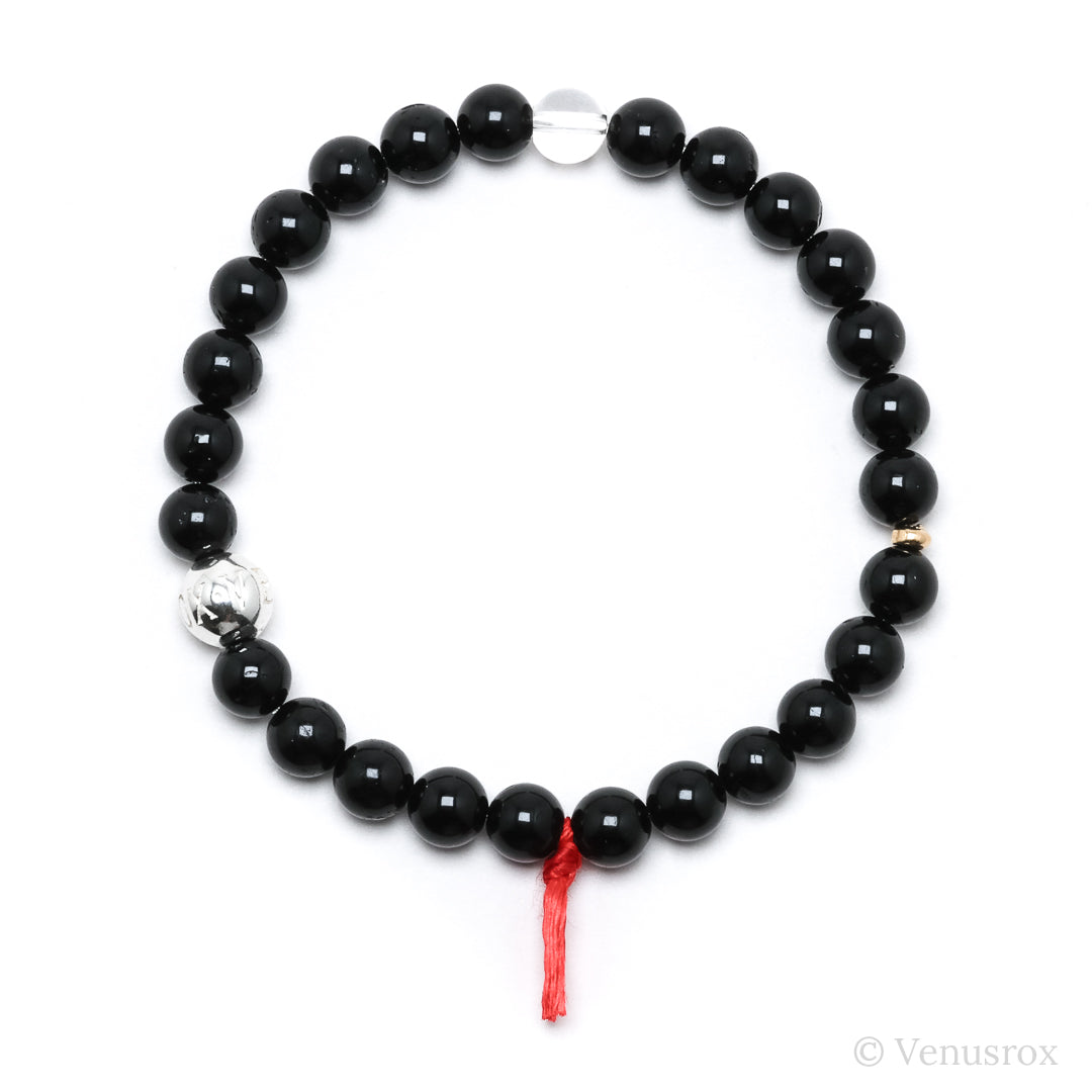 Black Tourmaline Bracelet from Brazil | Venusrox