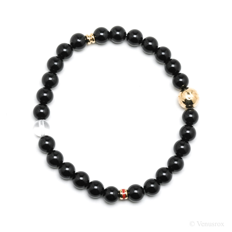 Black Tourmaline Bracelet from Brazil | Venusrox