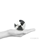 Black/Pink Tourmaline & Feldspar in Albite Sphere from Siberia, Russia | Venusrox