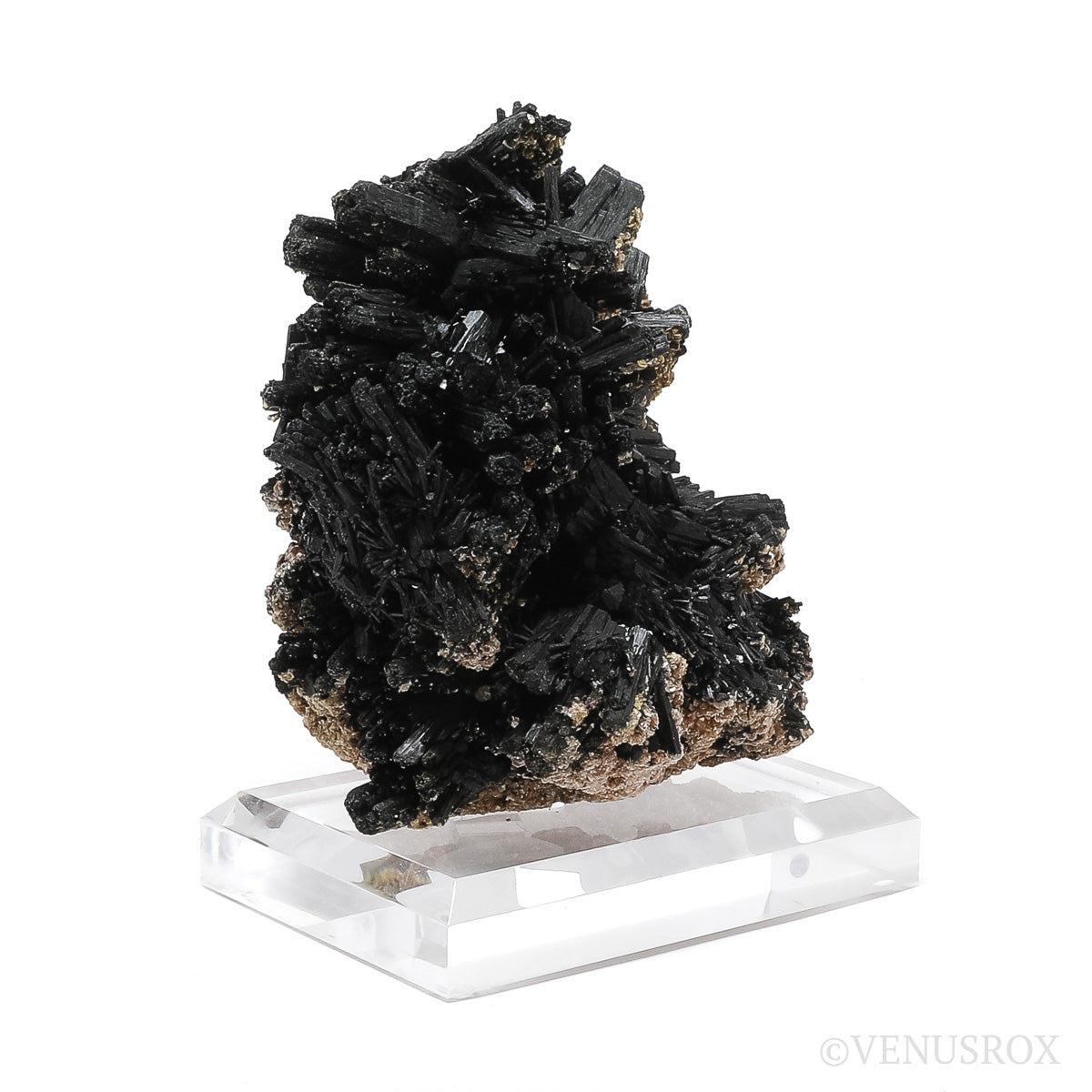 Black Tourmaline with Muscovite Natural Cluster from the Bergsig Farm, Erongo Mountains, Namibia | Venusrox