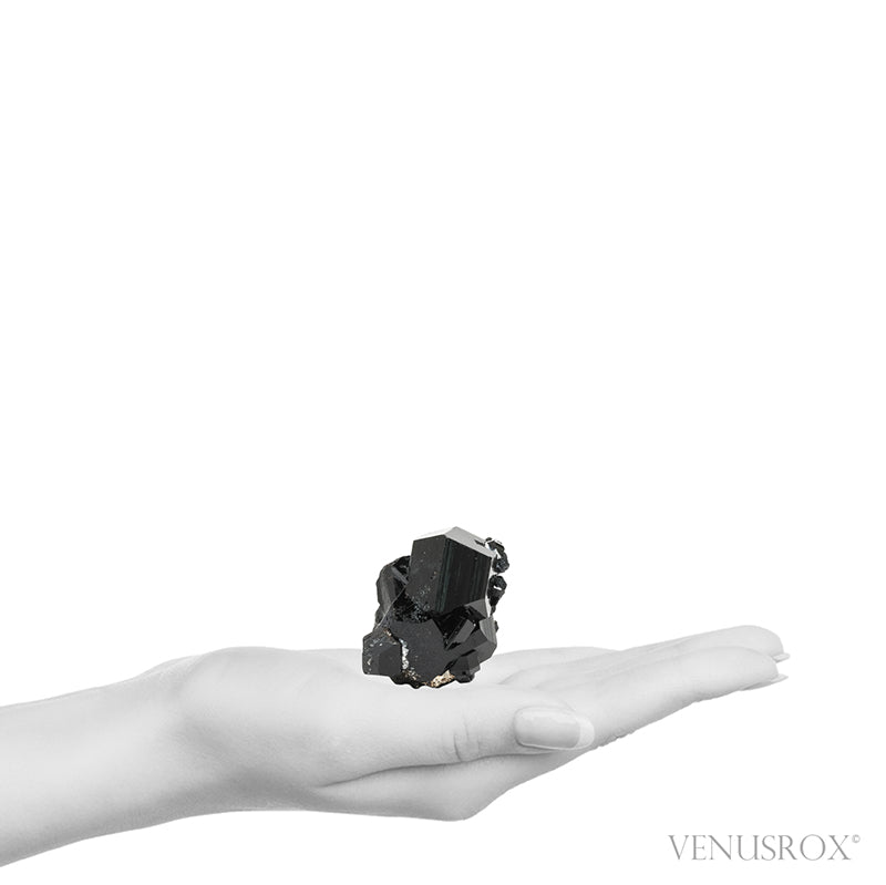 Black Tourmaline with Smoky Quartz Natural Cluster from the Erongo Mountains, Namibia | Venusrox