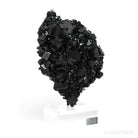 Black Tourmaline with Smoky Quartz & Hyalite Opal Natural Cluster from the Erongo Mountains, Namibia mounted on a bespoke stand | Venusrox