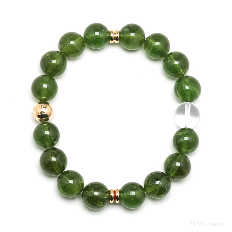 Green Tourmaline Bracelet from Brazil | Venusrox