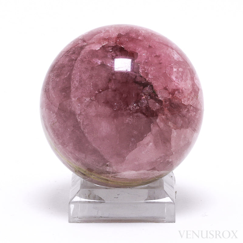 Pink Cats Eye Tourmaline Sphere from Russia | Venusrox