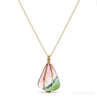 Pink/Green Tourmaline Polished Crystal Pendant from Brazil | Venusrox