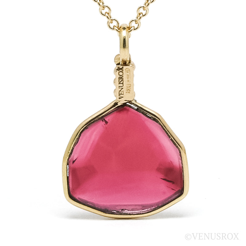 Pink Tourmaline Pendant from the Malkhan Pegmatite Field, Krasnyi Chikoy, Chitinskaya Oblast, Transbaikal, Eastern Siberia, Russia | Venusrox