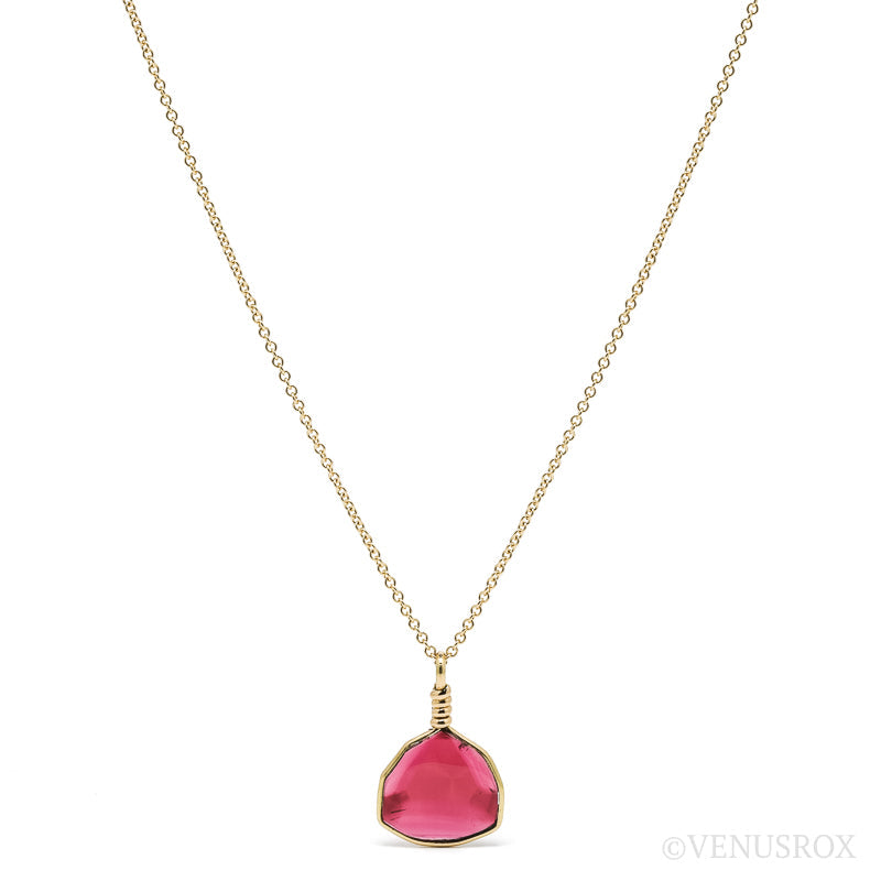 Pink Tourmaline Pendant from the Malkhan Pegmatite Field, Krasnyi Chikoy, Chitinskaya Oblast, Transbaikal, Eastern Siberia, Russia | Venusrox