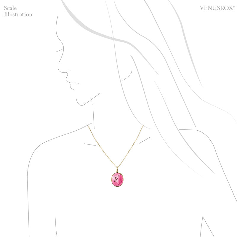 Pink Tourmaline Pendant from Russia | Venusrox
