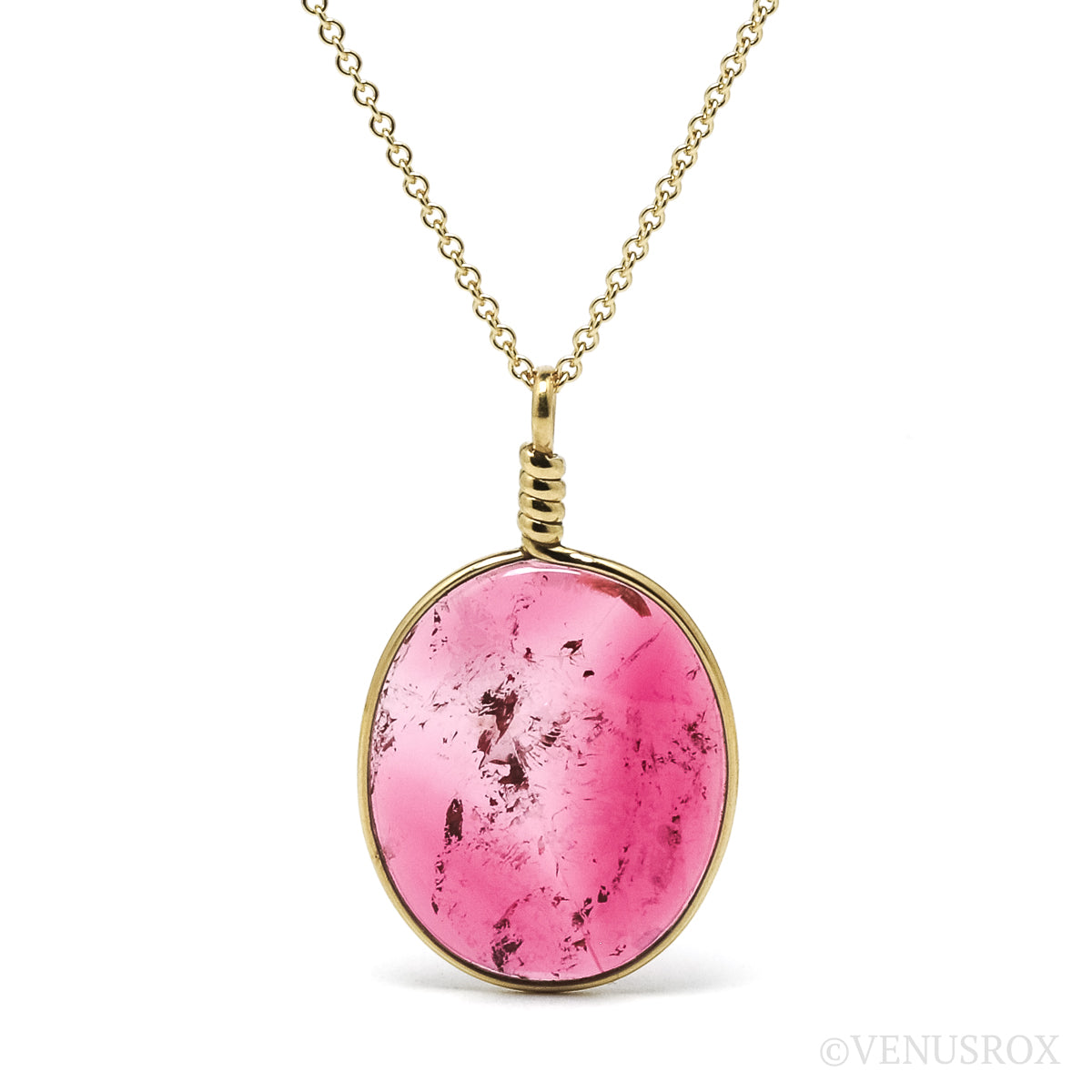 Pink Tourmaline Pendant from Russia | Venusrox