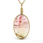 Pink/Yellow Tourmaline Pendant from Russia | Venusrox