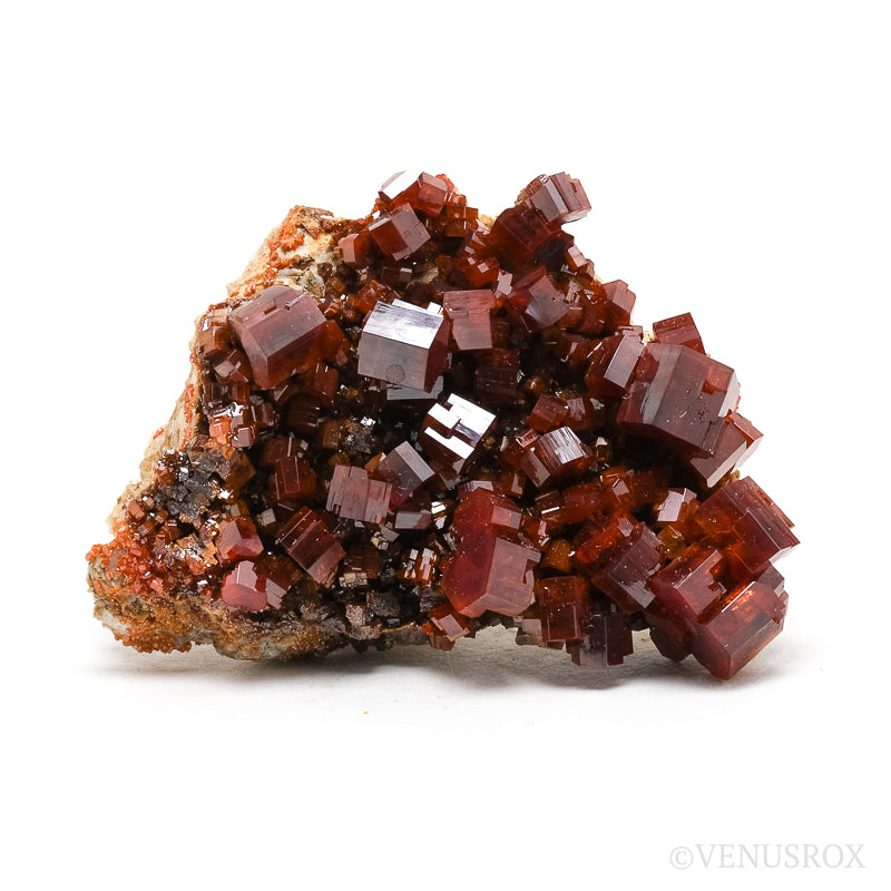 VANADINITE ON MATRIX NATURAL CLUSTER - NATURAL CRYSTALS