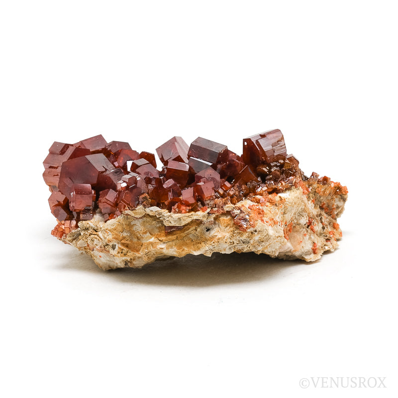 VANADINITE ON MATRIX NATURAL CLUSTER - NATURAL CRYSTALS
